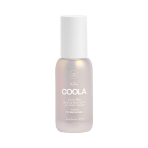 Coola Clear Skin Oil-Free Moisturizer SPF 30 on white background