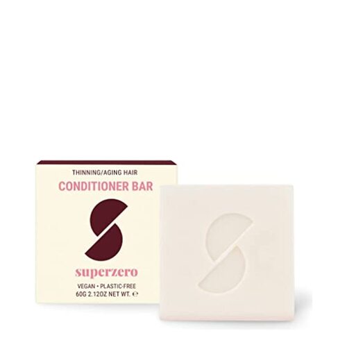 Superzero Conditioner Bar (Thinning, Aging Hair) on white background