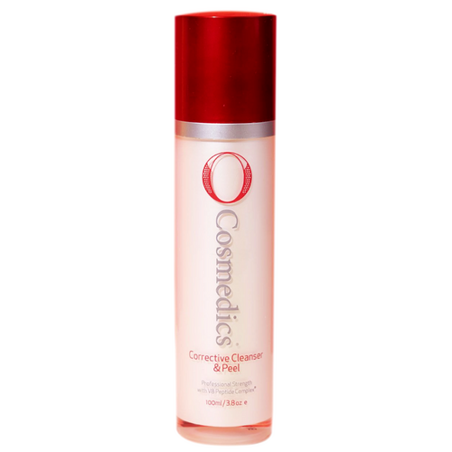 O Cosmedics Corrective Cleanser and Peel on white background