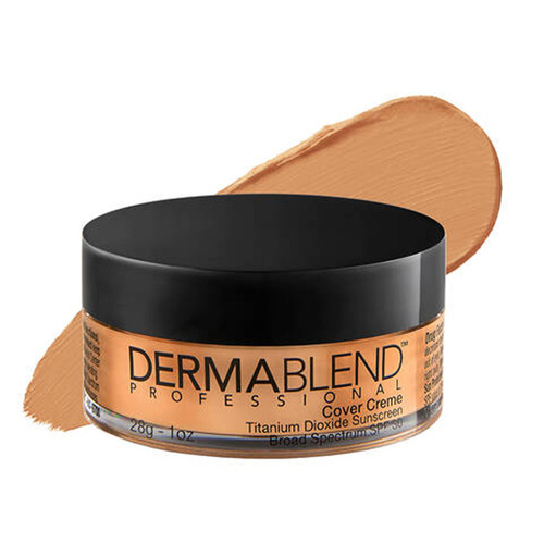 Dermablend Cover Creme Full Coverage Cream Foundation - 35C Medium Beige, 28g/1 oz Dermablend Cover Creme Full Coverage Cream Foundation - 0C Pale Ivory on white background