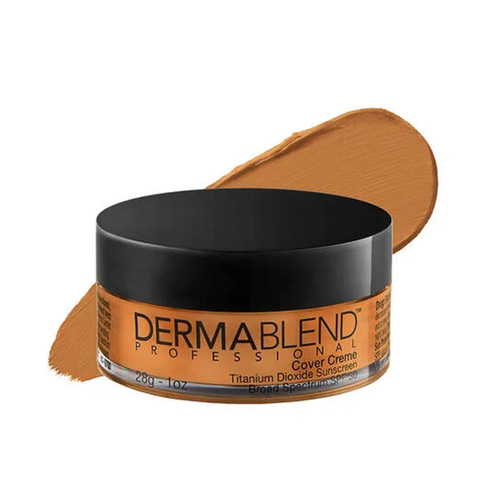 Dermablend Cover Creme Full Coverage Cream Foundation - 35C Medium Beige, 28g/1 oz Dermablend Cover Creme Full Coverage Cream Foundation - 0C Pale Ivory on white background