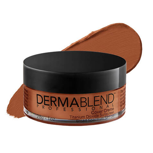 Dermablend Cover Creme Full Coverage Cream Foundation - 35C Medium Beige, 28g/1 oz Dermablend Cover Creme Full Coverage Cream Foundation - 0C Pale Ivory on white background