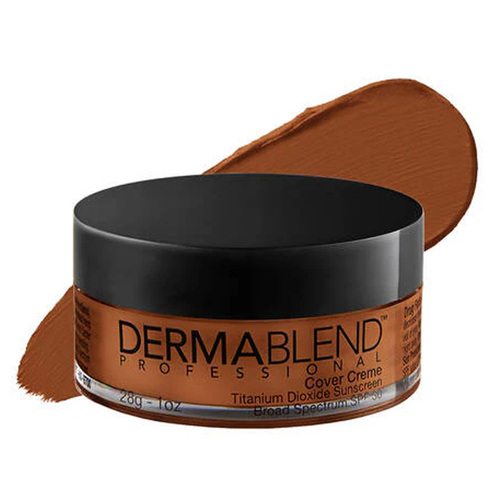 Dermablend Cover Creme Full Coverage Cream Foundation - 35C Medium Beige, 28g/1 oz Dermablend Cover Creme Full Coverage Cream Foundation - 0C Pale Ivory on white background