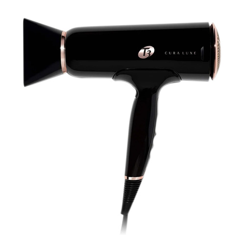 T3 Cura Luxe Dryer - Black on white background