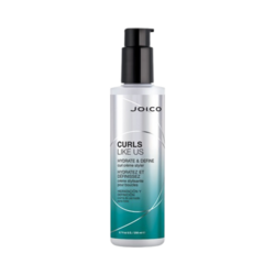 Curls Hydrate and Define Creme Styler on white background