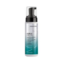 Curls Smooth and Bounce Hydrating Foam on white background
