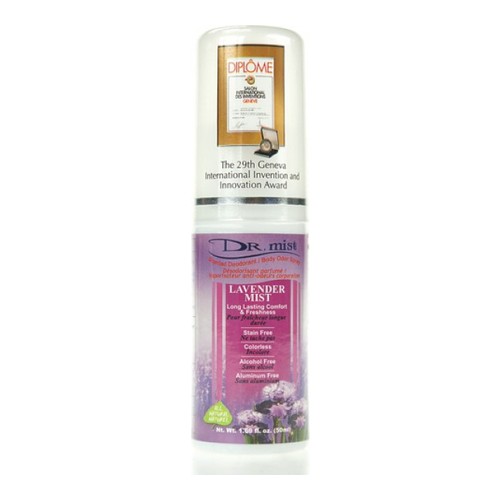 Dr Mist Deodorant Lavender Mist on white background