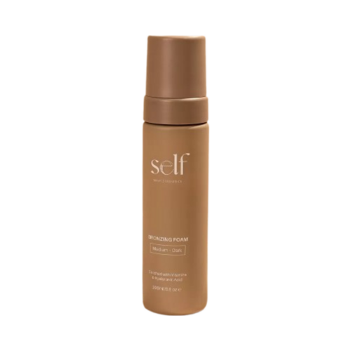 O Cosmedics Dark Self Tan Mousse - Medium on white background