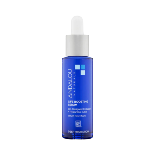 Andalou Naturals Deep Hydration Life Boosting Serum on white background