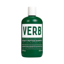 Density Peptide Shampoo on white background