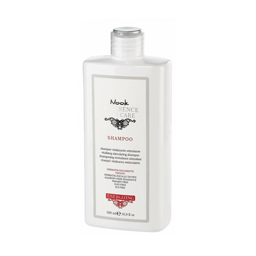 Nook  Difference Hair Care Energizing Shampoo on white background