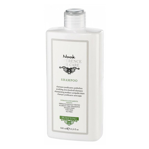 Nook  Difference Hair Care Purifying Anti-Dandruff Shampoo on white background
