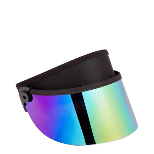 Save Face UV Shields Disco in Half Face on white background