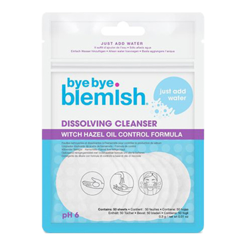 Bye Bye Blemish Dissolving Cleanser on white background