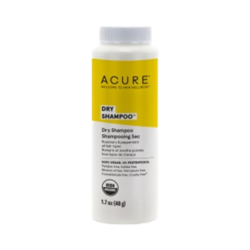 Acure Dry Shampoo on white background