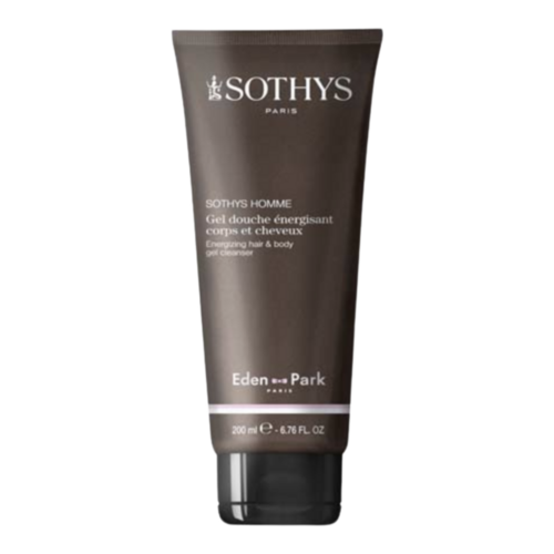Sothys Energizing Hair and Body Gel Cleanser on white background