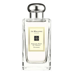 English Pear and Freesia Cologne on white background