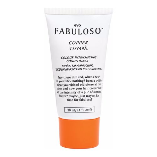 Naturally Yours Evo Fabuloso Copper Colour Intensifying Conditioner on white background