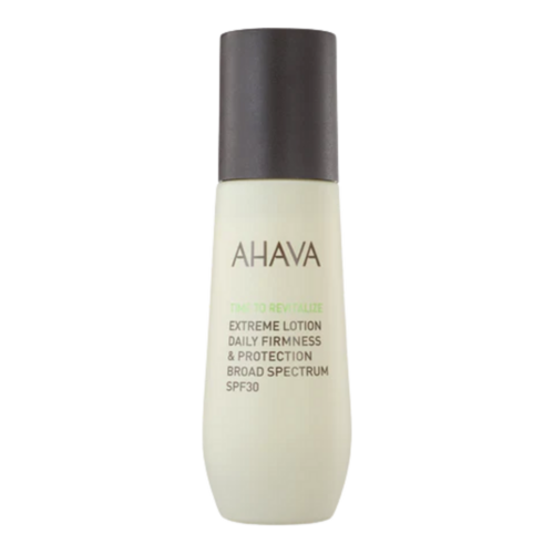 Ahava Extreme Lotion Daily Firmness and Protection Broad Spectrum SPF30 on white background