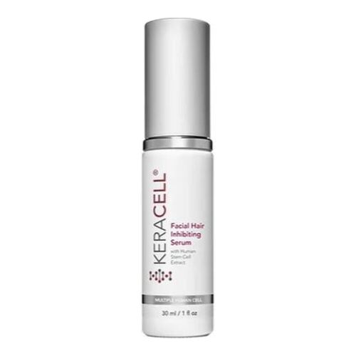 Keracell Facial Hair Inhibiting Serum with MHCsc Technology on white background