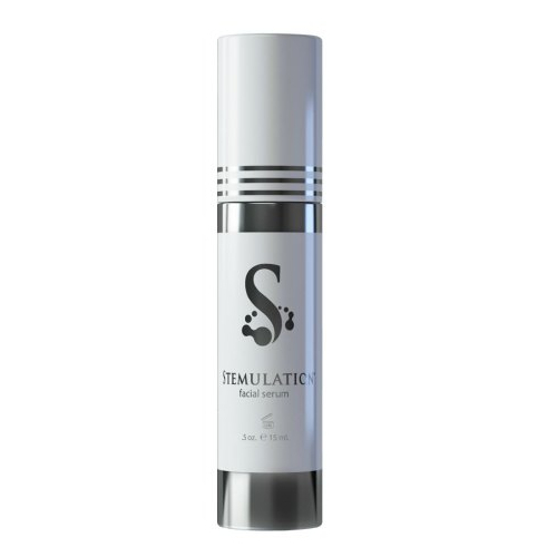 Stemulation Facial Serum on white background