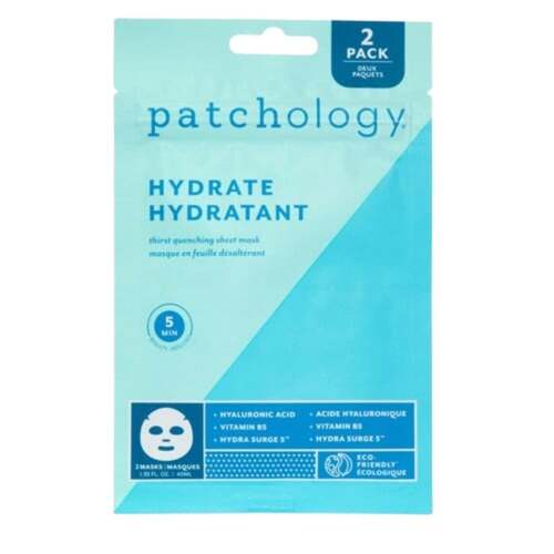 Patchology FlashMasque Hydrate (4 Packs) on white background