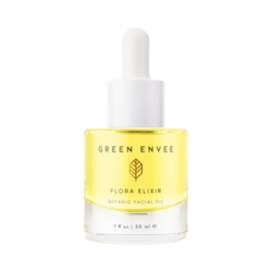 Flora Elixir Botanic Oil Serum on white background