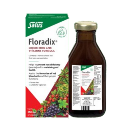 Salus Floradix, 250ml/8.45 fl oz Salus Floradix on white background