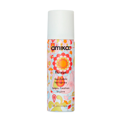 Amika Fluxus Touchable Hairspray on white background