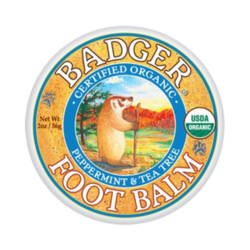 Foot Balm on white background