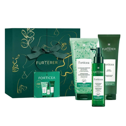 Rene Furterer Forticea Holiday Gift Set on white background