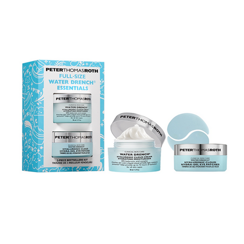 Peter Thomas Roth Full-Size Water Drench Essentials Bestsellers Kit, 1 set Peter Thomas Roth Full-Size Water Drench Essentials Bestsellers Kit on white background
