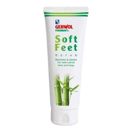 Gehwol Fusskraft Soft Feet Peeling Scrub on white background