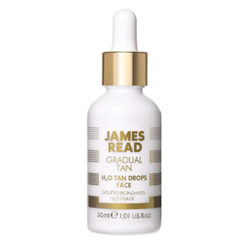 James Read GRADUAL TAN H2O Tan Drops Face on white background