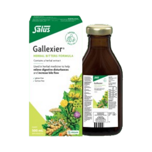 Salus Gallexier on white background