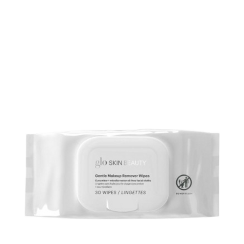 Glo Skin Beauty Gentle Makeup Remover Wipes on white background