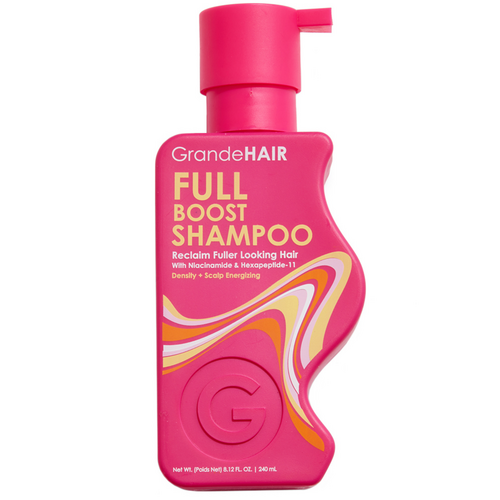 Grande Cosmetics GrandeHAIR Full Boost Shampoo on white background