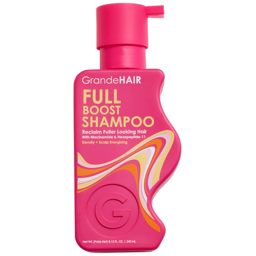 Grande Cosmetics GrandeHAIR Full Boost Shampoo on white background