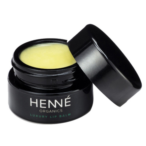 Henne Organics Luxury Lip Balm on white background