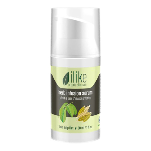 ilike Organics Herb Infusion Serum on white background