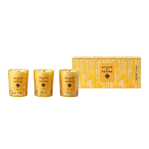Acqua Di Parma Holiday Candle Gift Set Trio on white background