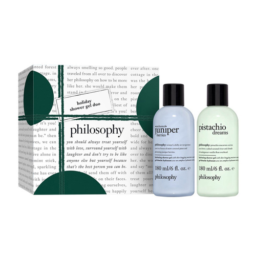Philosophy Holiday Shower Gel Gift Set Duo on white background
