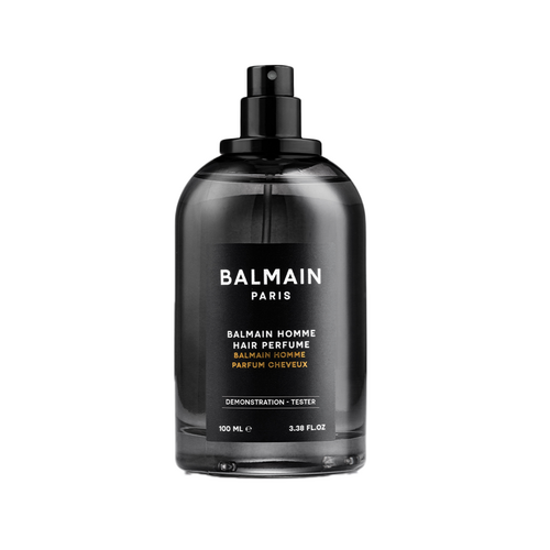 BALMAIN Paris Hair Couture Homme Hair Perfume on white background