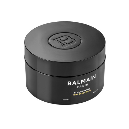 BALMAIN Paris Hair Couture Homme Sculpting Wax on white background