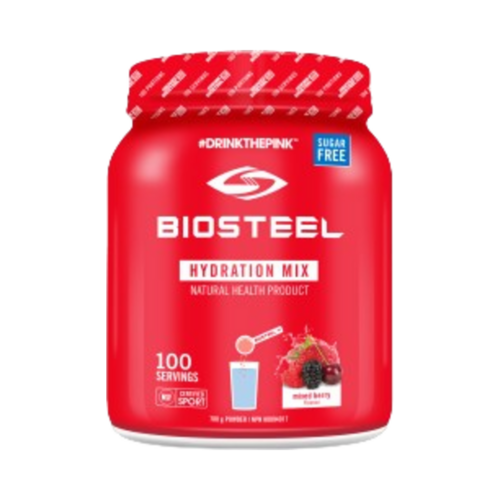 BioSteel Hydration Mix Mixed Berry on white background