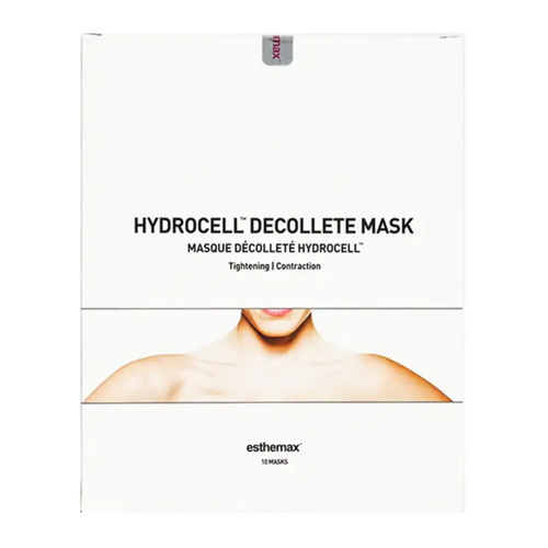 Esthemax Hydrocell Decollete Mask, 10 sets Esthemax Hydrocell Decollete Mask on white background