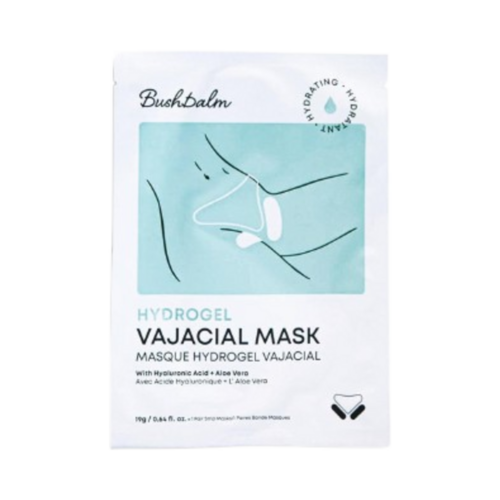 Bushbalm Hydrogel Vajacial Mask (Side Strips), 2 sheets Bushbalm Hydrogel Vajacial Mask (Side Strips) on white background