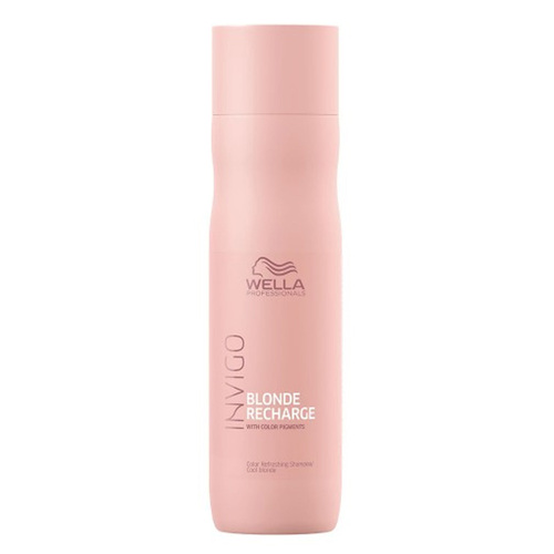 Wella Invigo Blonde Recharge Shampoo Cool on white background