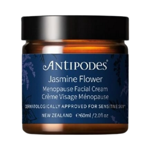 Antipodes Jasmine Flower Menopause Facial Cream on white background