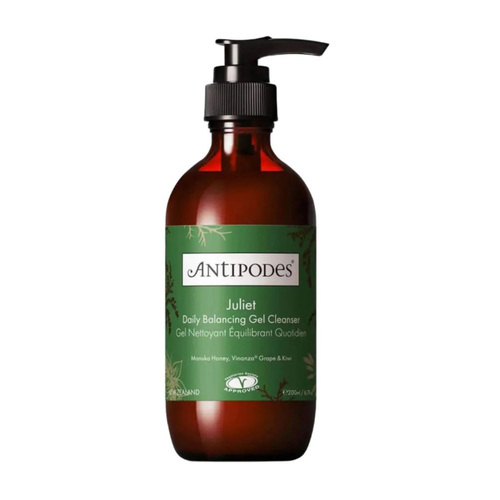 Antipodes Juliet Daily Balancing Gel Cleanser, 200ml/6.7 fl oz Antipodes Juliet Daily Balancing Gel Cleanser on white background
